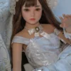 100cm Full Silicone Child Sex Doll Flat Chested Loli Mini Love Doll