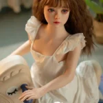 flat chested sex doll life size silicone mini love doll