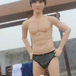 Female Love Doll Muscular Male Sex Doll With Big Dildo