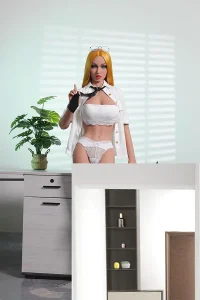 148cm Blonde Piggy Full Size Adult Sex Doll