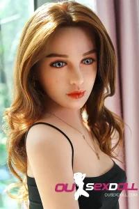 freckle flat breast sex doll a cup gynoid sex doll hedy