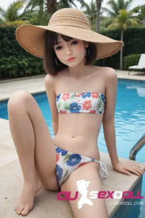 135cm 4ft4 Mini Sex Flat Chest Cute A Cup Doll