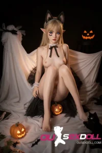 150cm 4ft92 Kitty Hottest Company Flat Boob Sex Doll