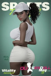 158cm 5ft2 Sporty Black Fuck Booty D Cup Sex Doll