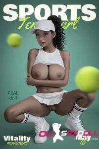 158cm 5ft2 Sporty Black Fuck Booty D Cup Sex Doll