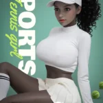 158cm 5ft2 Sporty Black Fuck Booty D Cup Sex Doll