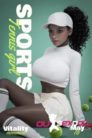 158cm 5ft2 Sporty Black Fuck Booty D Cup Sex Doll