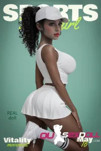 158cm 5ft2 Sporty Black Fuck Booty D Cup Sex Doll