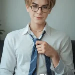160cm 5ft25 Silicone Blond Man White Skin Unique Sex Doll