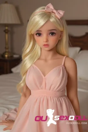 100cm 3ft28 Blonde Innocent Lifelike Cute Anime Style Doll