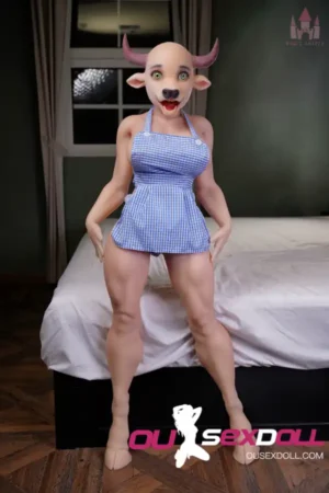 141cm 4ft6 Silicone Plump Chest Thick Body Sex Doll #SZ3 Head 1