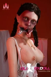 158cm 5ft2 Silicone D Cup Alien Zombie Sex Doll #SZ1 Head in Stock (US only) 10