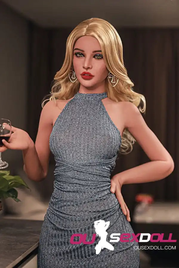 163cm 5ft3 TPE B Cup Breast Tiny Waist Sex Doll #DC03 Head 6