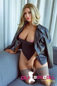 Silicone Curvy Blonde Full Body Sex Doll7