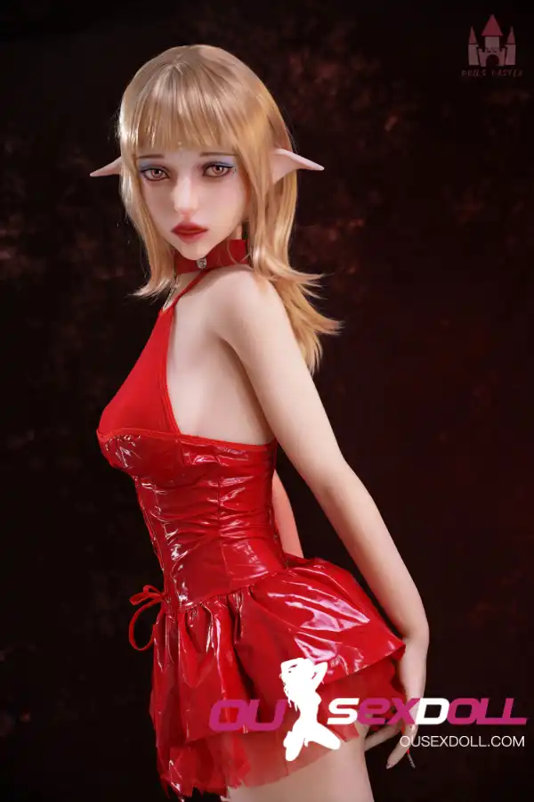 170cm 5ft5 TPE E Cup Slim Body Elf Ear Sex Doll #DC65 Head 3