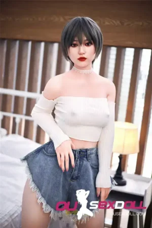 Silicone Petite Shy Teasing Home GF Sex Doll1
