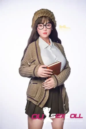 Cute Nerdy Student Silicone Sex Doll1