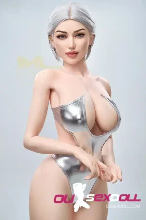 Futuristic Silver Fantasy Silicone Sex Doll10