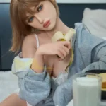 Silicone Blonde Casual Girlfriend Sex Doll3