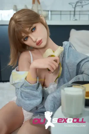Silicone Blonde Casual Girlfriend Sex Doll3