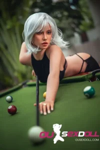 D Cup Movable Jaw Adult Oral Sex Doll 9