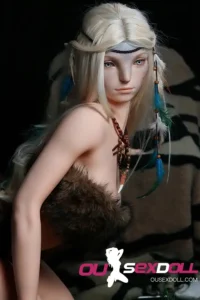 D Cup Blonde Hair Elf-ear Sex Doll 14