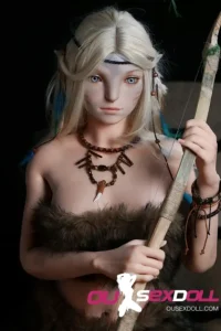 D Cup Blonde Hair Elf-ear Sex Doll 15