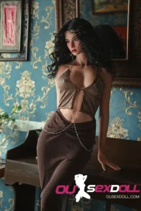 D Cup Curly Hair Hot Sex Doll 4