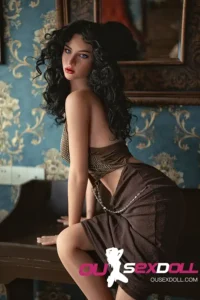 D Cup Curly Hair Hot Sex Doll 6