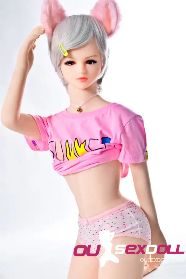Short Hair Flat Chested Cute Sex Doll 10