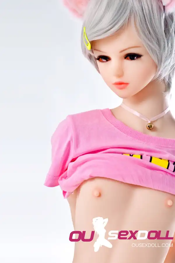 Short Hair Flat Chested Cute Sex Doll 14