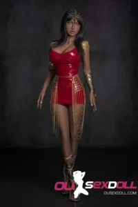 Big Breast Coffee Skin Black Hair Sexy Sex Doll 2