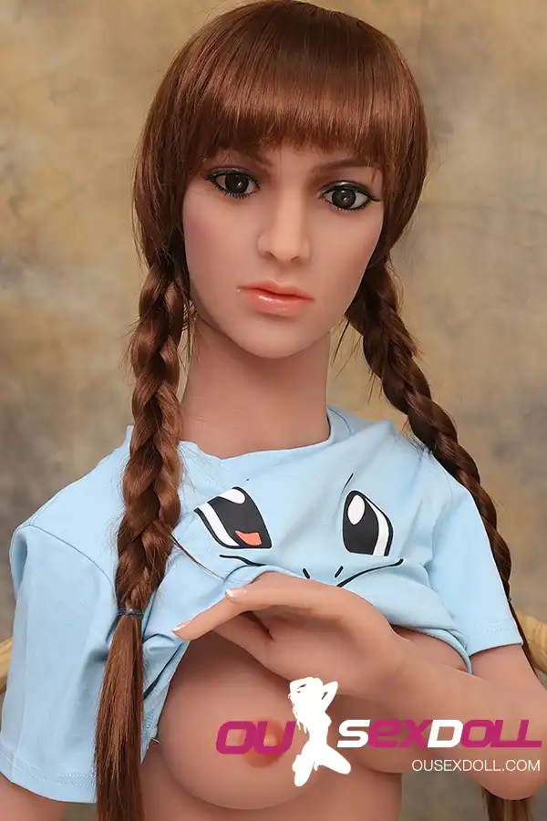 C Cup Blond Hair Realistic Slim Sex Doll 1