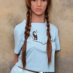 C Cup Blond Hair Realistic Slim Sex Doll 3