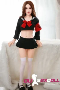 C Cup Curly Hair Cosplay Sex Doll 4