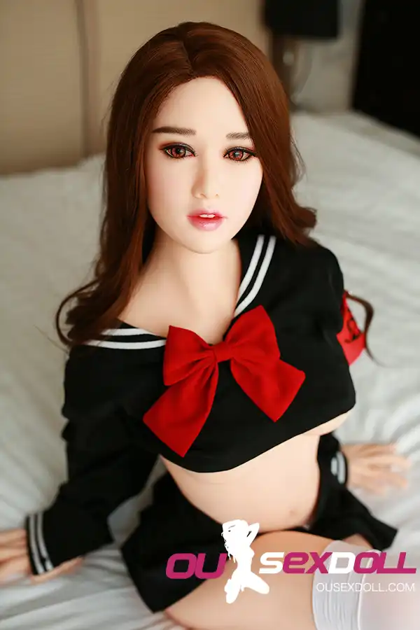 C Cup Curly Hair Cosplay Sex Doll 6