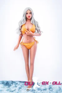 C Cup Real Life Curly Hair Sexy Sex Doll 4
