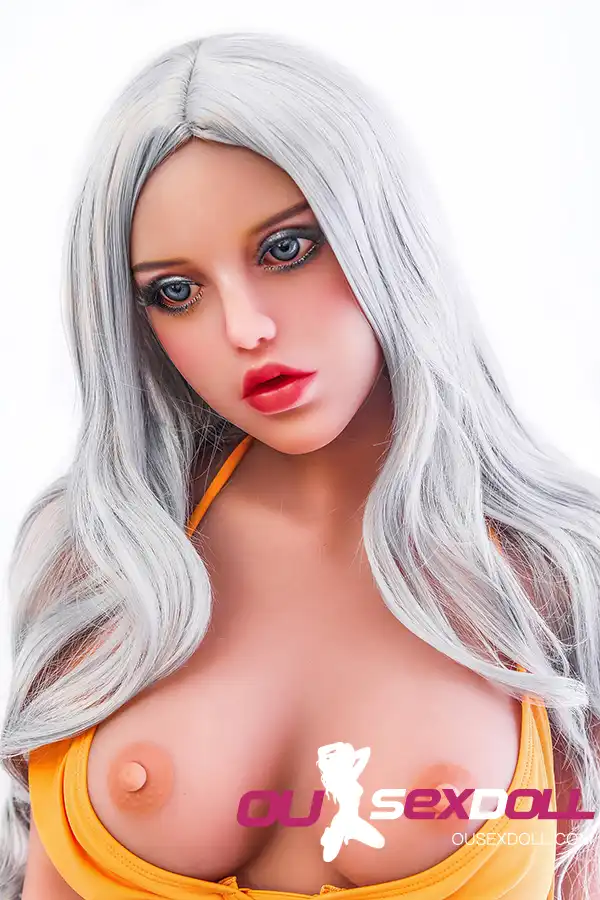 C Cup Real Life Curly Hair Sexy Sex Doll 9