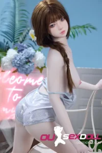 C Cup Braided Hair Cute Realistic Sex Doll 6
