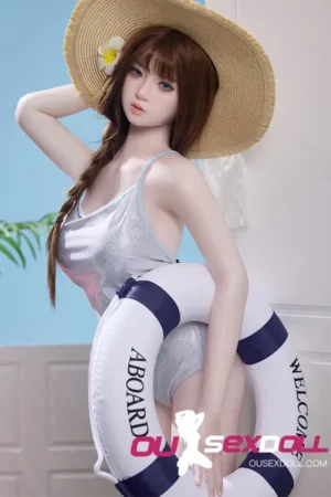 C Cup Braided Hair Cute Realistic Sex Doll 9