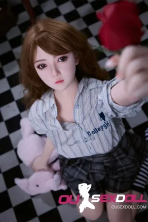 C Cup Brown Hair Full Body Sex Doll 3