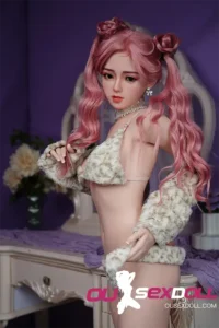 C Cup Pink Hair Most Realistic Sex Doll 22