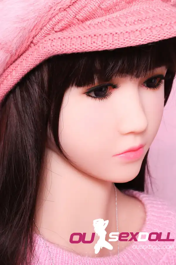 A Cup Black Hair Cute Playful Sex Doll 11