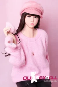 A Cup Black Hair Cute Playful Sex Doll 5