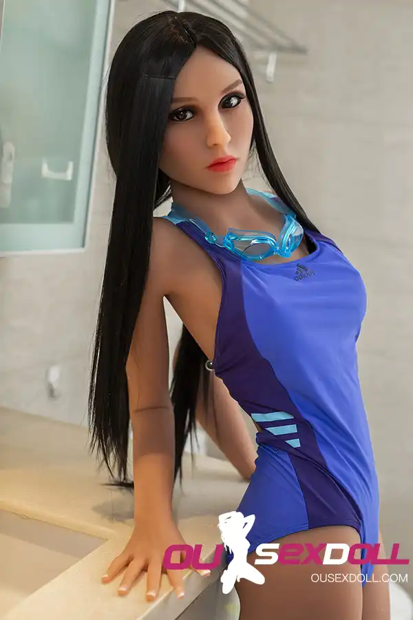 B Cup Long Hair Slim Small Breasts Sex Doll 10