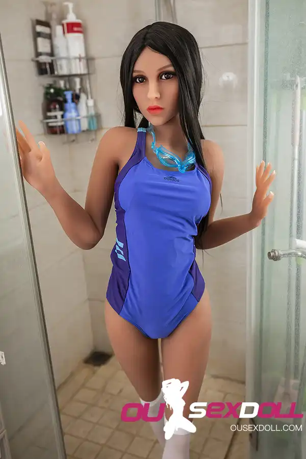 B Cup Long Hair Slim Small Breasts Sex Doll 5