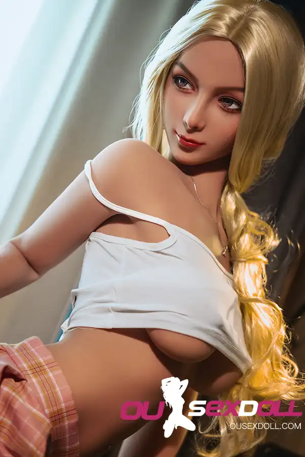 Medium Breast Lifelike Blonde Adult Doll 5