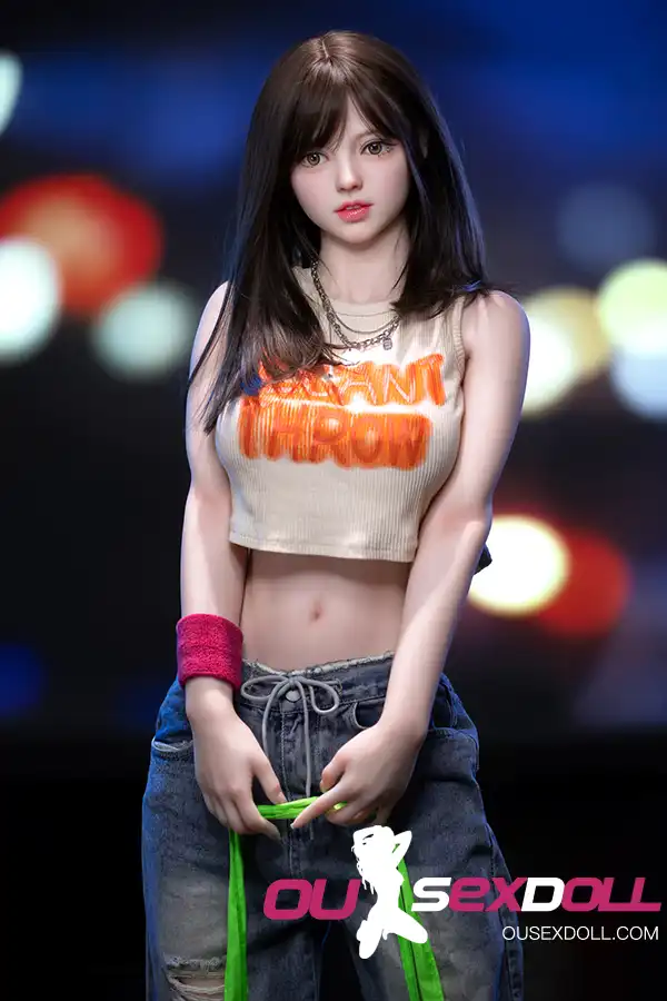 Small Breasts Asian Life-like White Skin Sex Doll 1