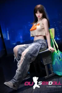 Small Breasts Asian Life-like White Skin Sex Doll 3