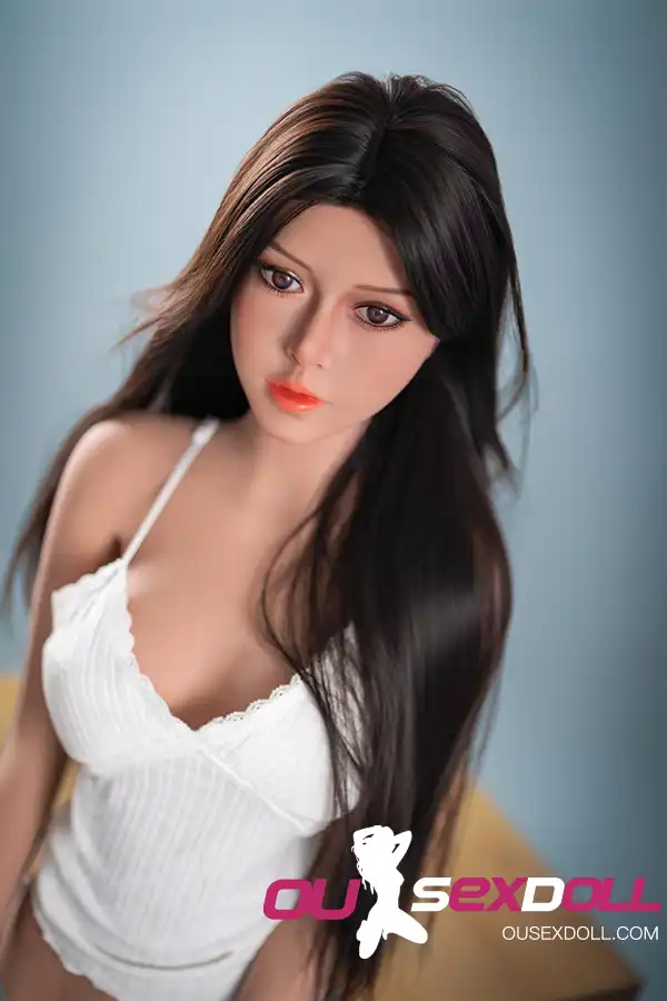 C Cup Mature Black Hair Full Body Sex Doll 3